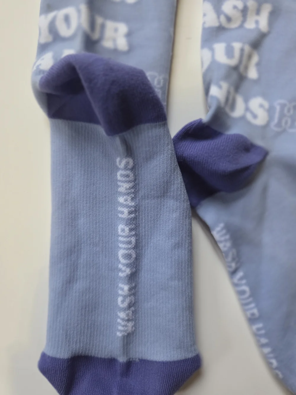 FIGS Women’s 'Wash Your Hands' Light Blue & Dark Blue Size Large